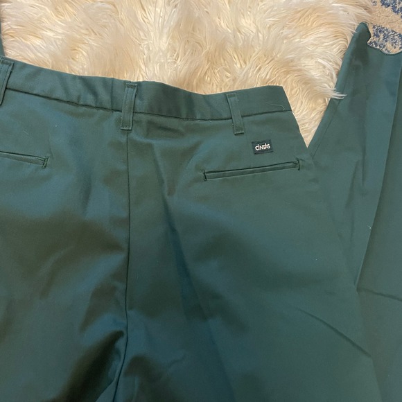 Cintas 945 Comfort Flex Green Work Dress Pants Trousers Men's Size 38 X 37 - Picture 7 of 7
